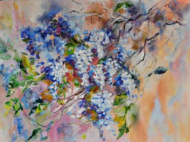 Print of Abstract Expressionism Botanic Paintings by Elena Den