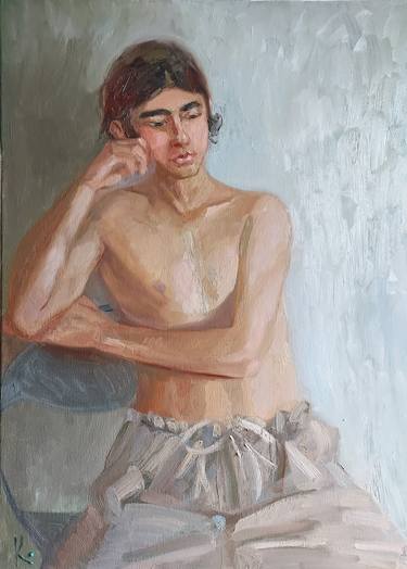 Original Impressionism Nude Paintings by Olena Kolotova