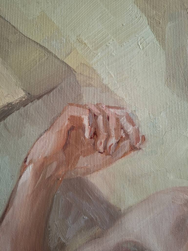 Original Impressionism Nude Painting by Olena Kolotova