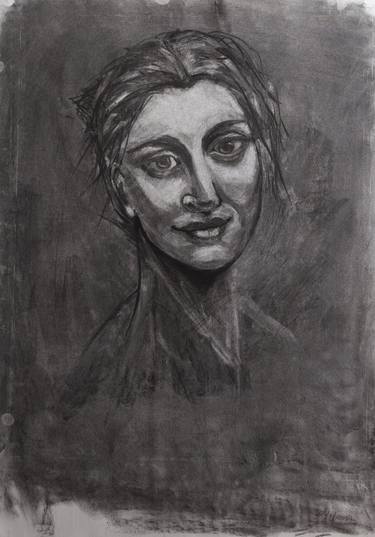 Original Portraiture Portrait Drawings by Eva Veronesi