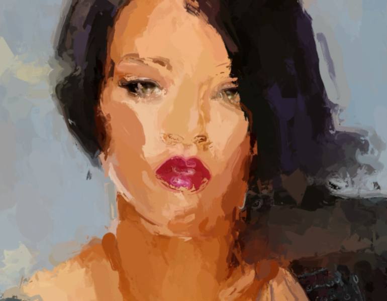 Original Portrait Painting by Marina Fedorova