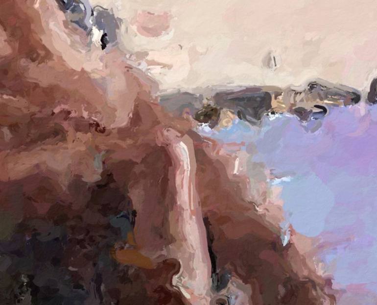 Original Contemporary Nude Mixed Media by Marina Fedorova