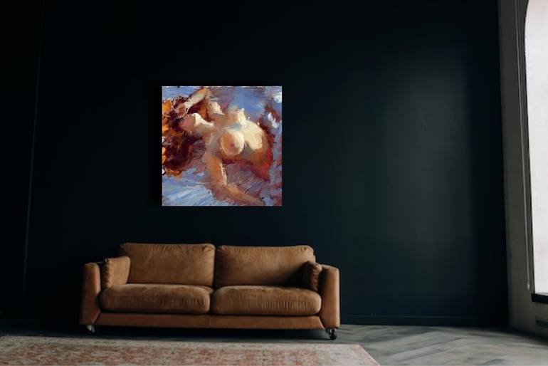 Original Contemporary Nude Printmaking by Marina Fedorova