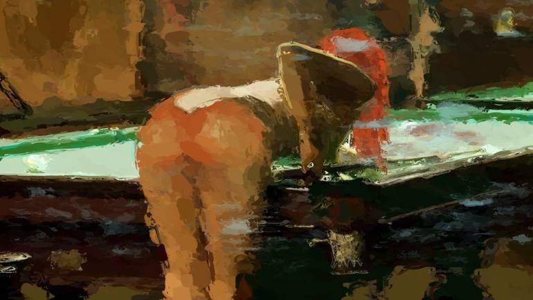Print of Contemporary Nude Paintings by Marina Fedorova