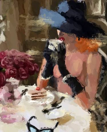 Original Contemporary Women Printmaking by Marina Fedorova