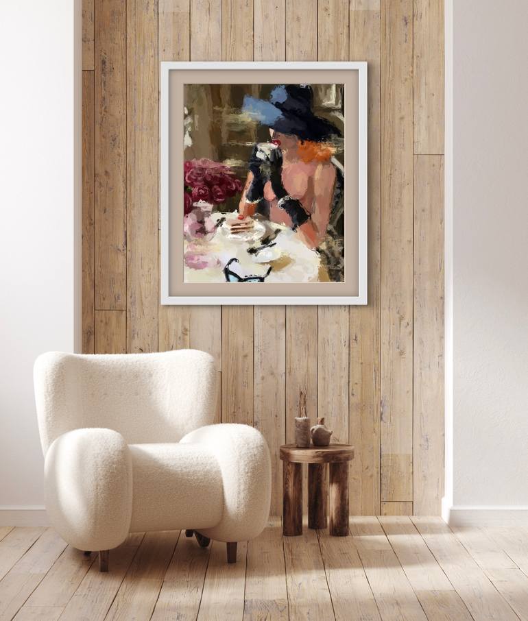 Original Abstract Expressionism Women Printmaking by Marina Fedorova