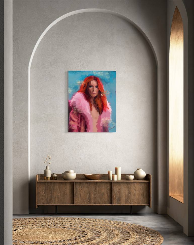 Original Abstract Expressionism Women Printmaking by Marina Fedorova