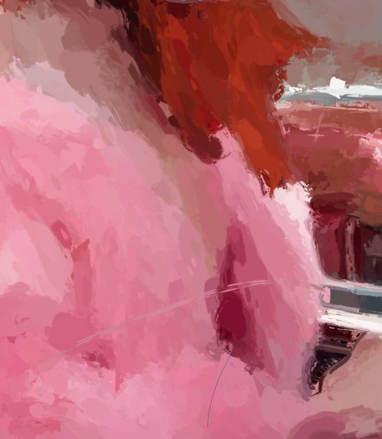 Original Portraiture Women Printmaking by Marina Fedorova