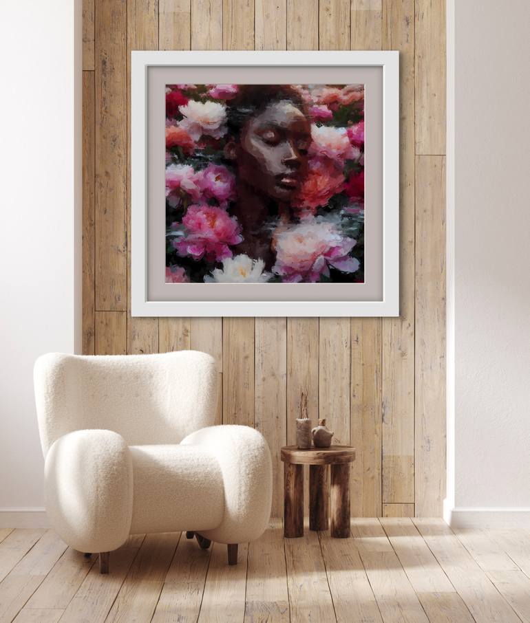 Original Abstract Expressionism Women Printmaking by Marina Fedorova