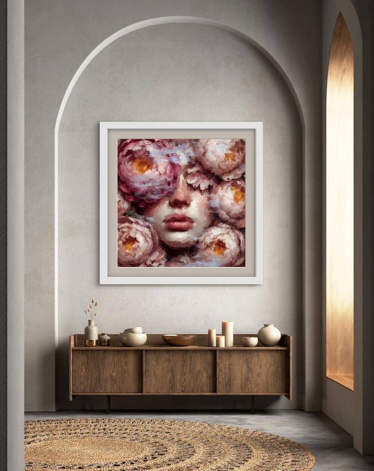 Original Abstract Expressionism Women Printmaking by Marina Fedorova