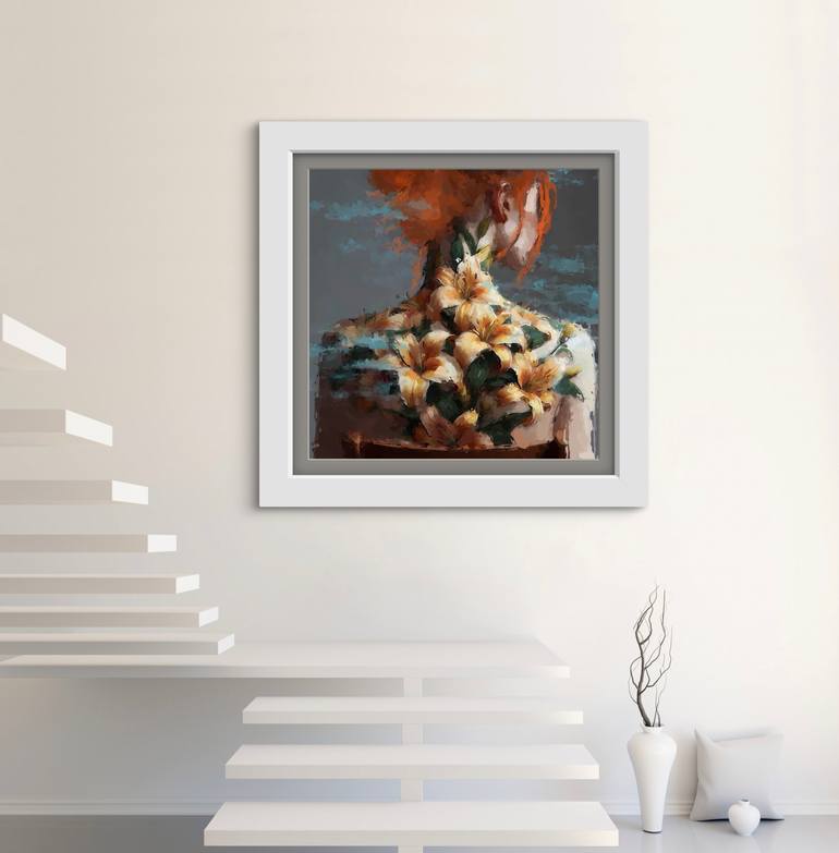 Original Abstract Women Printmaking by Marina Fedorova