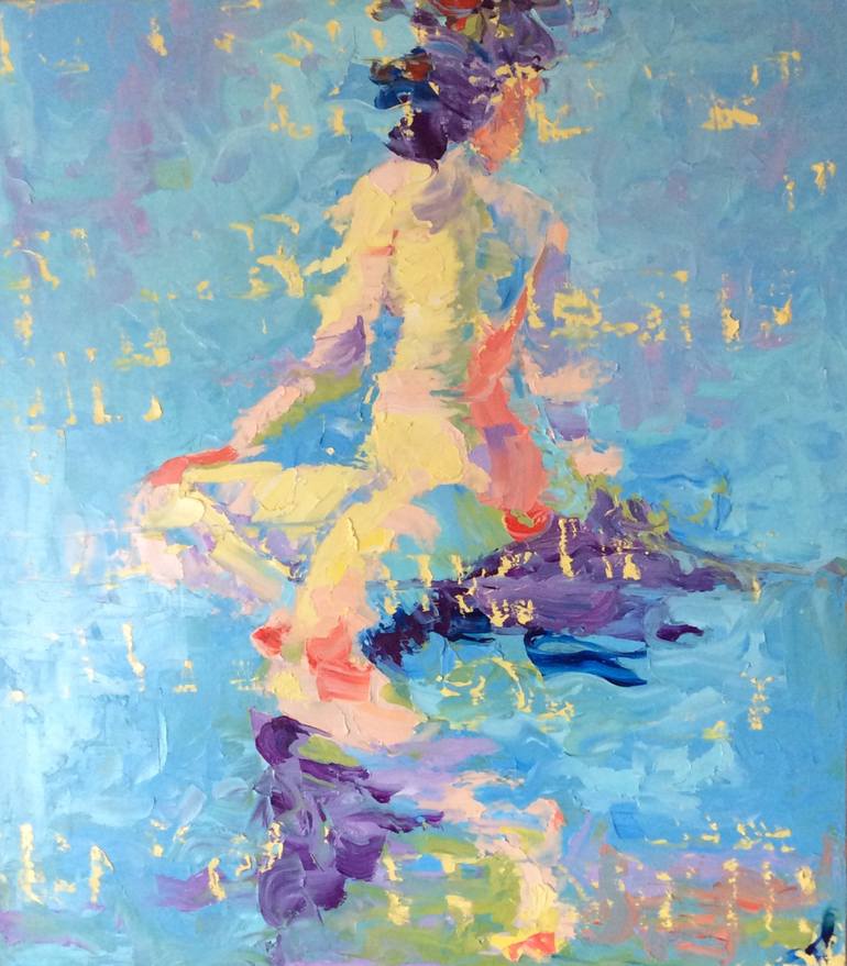 Print of Abstract Nude Paintings by Marina Fedorova