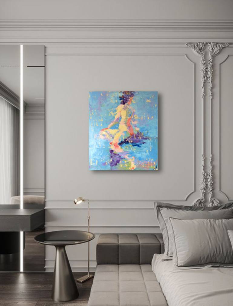 Original Abstract Nude Painting by Marina Fedorova