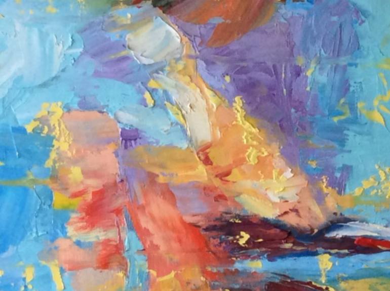 Original Abstract Expressionism Abstract Painting by Marina Fedorova