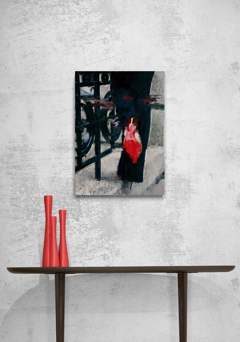 Original Abstract Women Mixed Media by Marina Fedorova