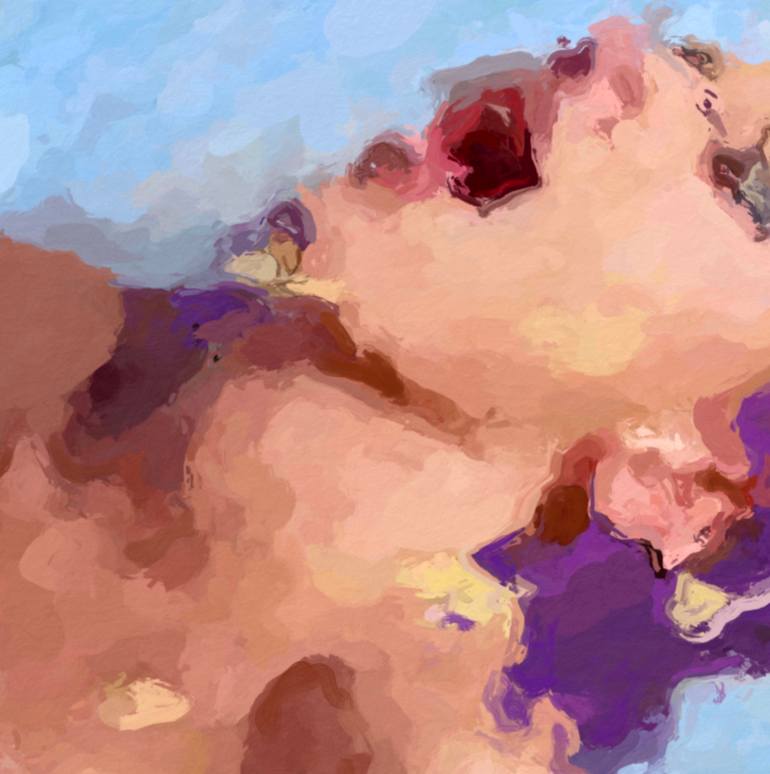 Original Abstract Expressionism Women Mixed Media by Marina Fedorova