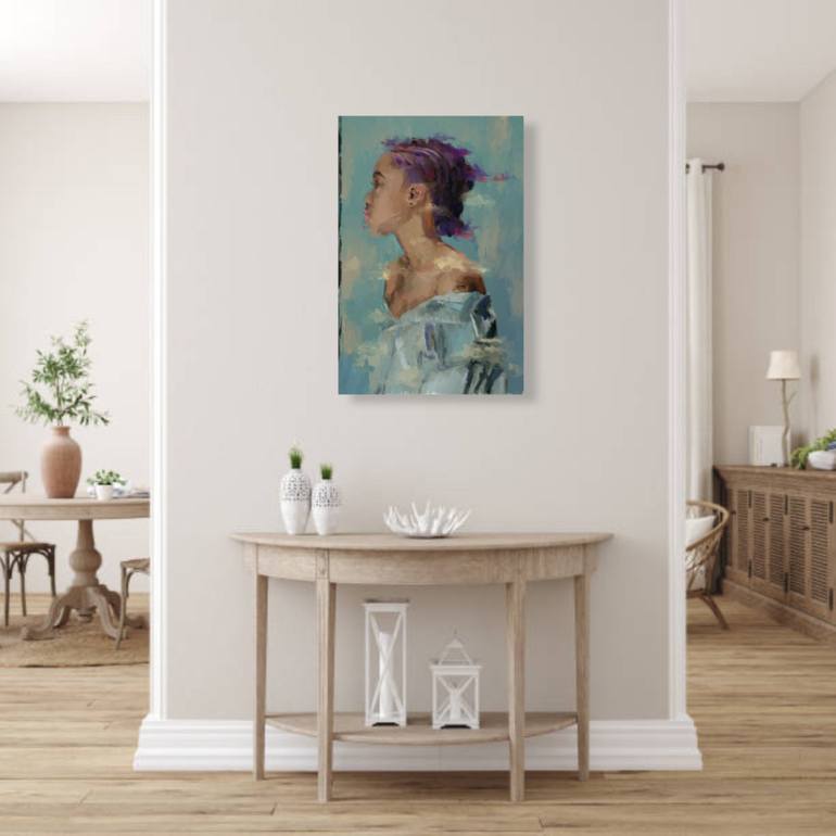 Original Portrait Painting by Marina Fedorova