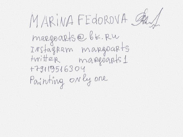 Original Abstract Erotic Mixed Media by Marina Fedorova