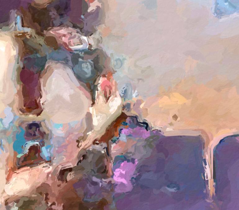 Original Abstract Expressionism Women Mixed Media by Marina Fedorova