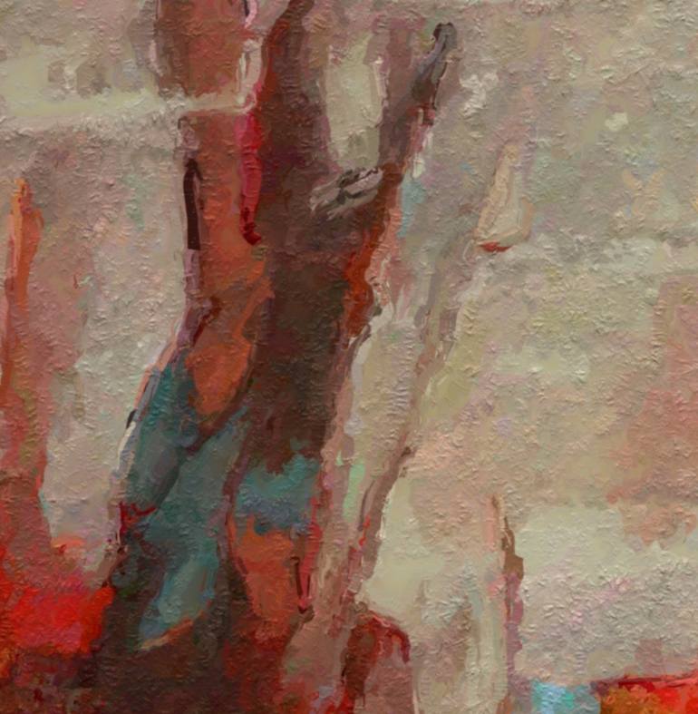 Original Portraiture Women Mixed Media by Marina Fedorova