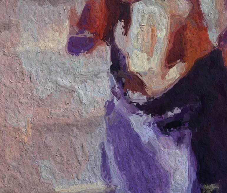 Original Abstract Erotic Painting by Marina Fedorova