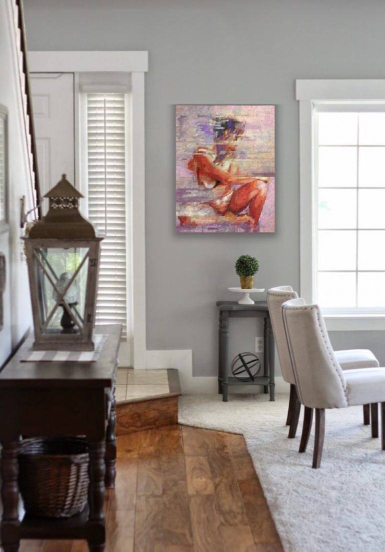 Original Figurative Nude Painting by Marina Fedorova