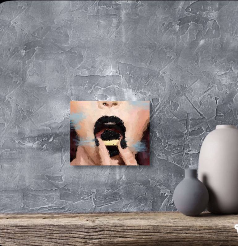 Original Abstract Women Mixed Media by Marina Fedorova