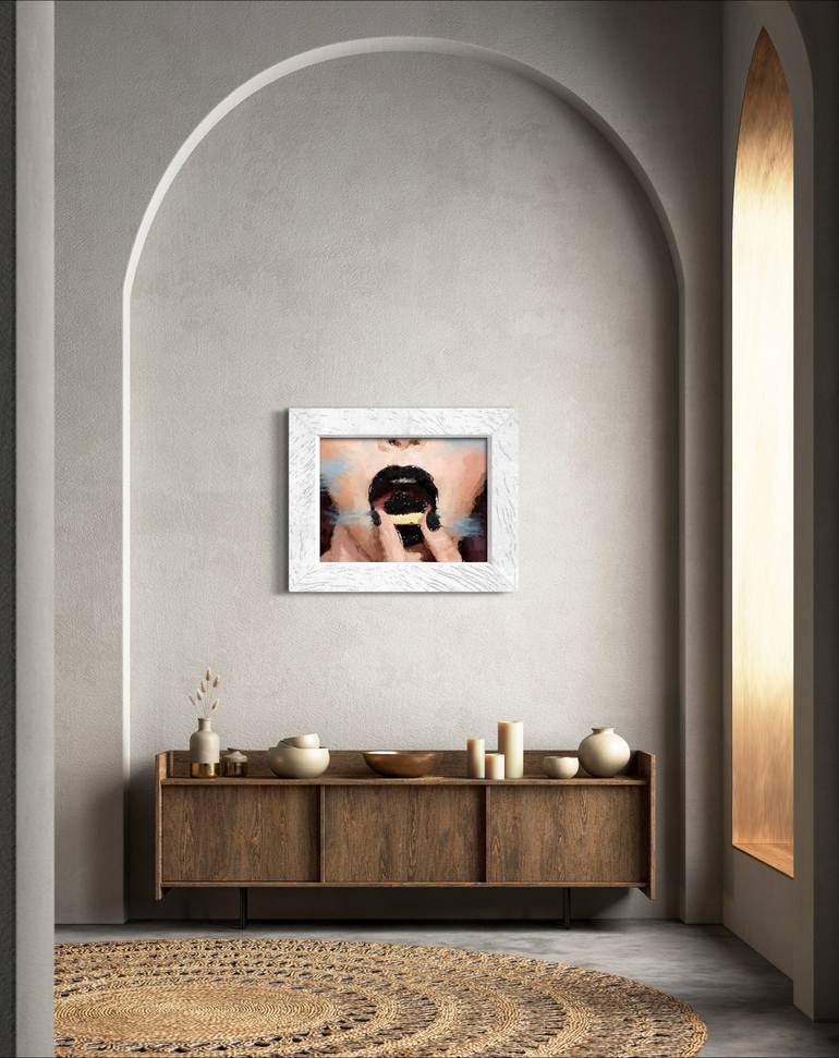 Original Abstract Women Mixed Media by Marina Fedorova