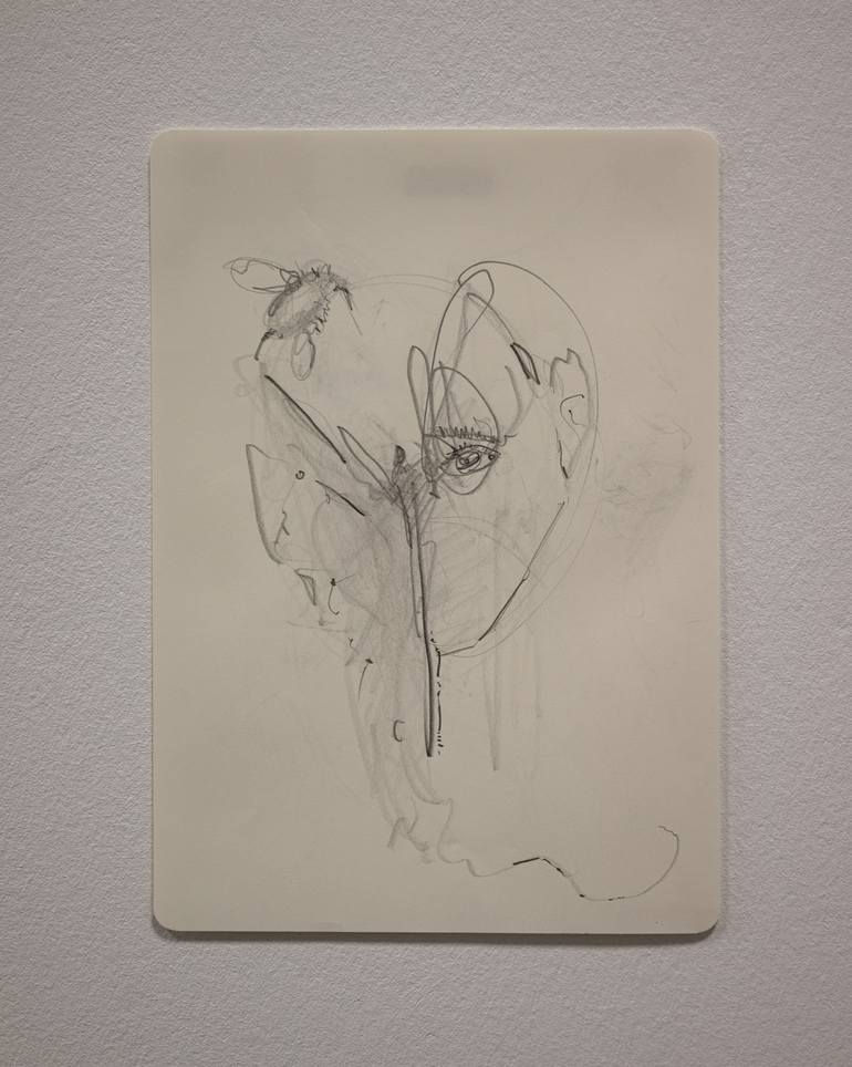 Original Abstract Expressionism Religion Drawing by Sebastian Roese