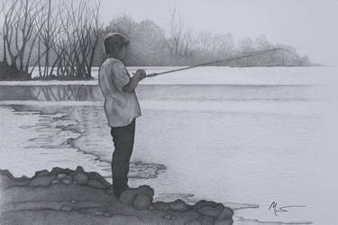 Original Realism Nature Drawing by Lori Merchant