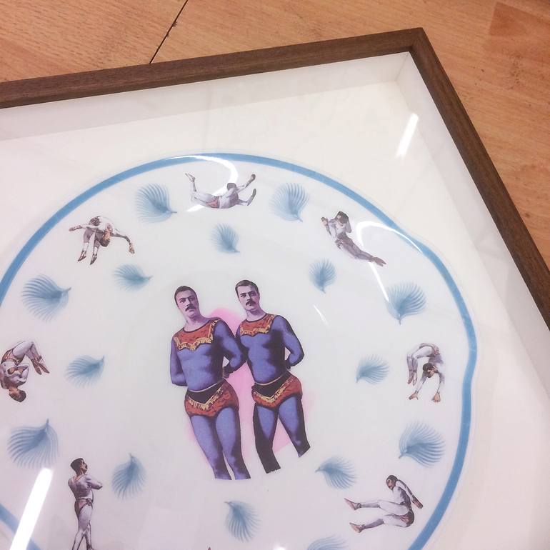 Original Figurative Men Collage by Tom Buchanan