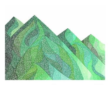 Original Abstract Landscape Digital by Vlad Proskura
