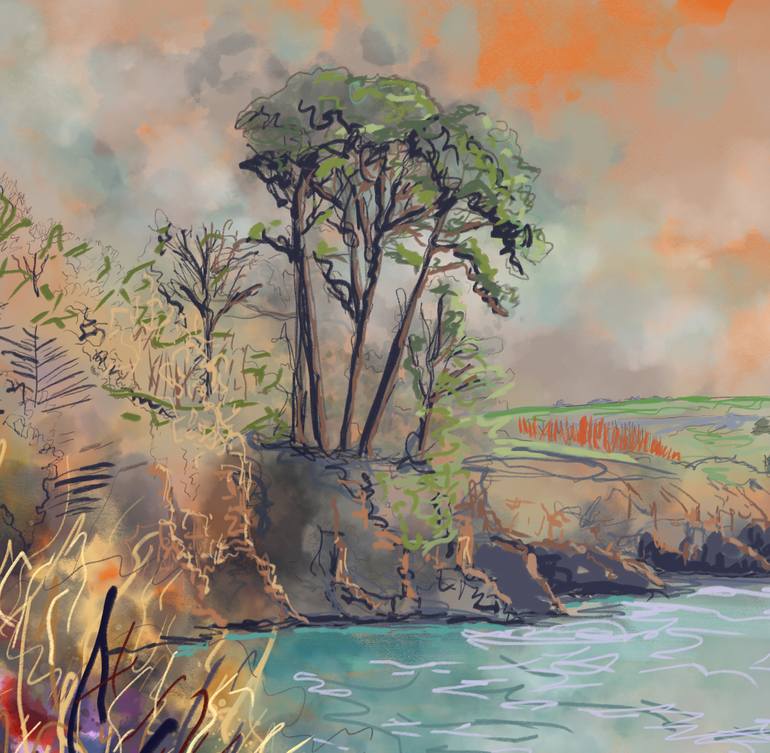 Original Contemporary Landscape Digital by Martin Packford