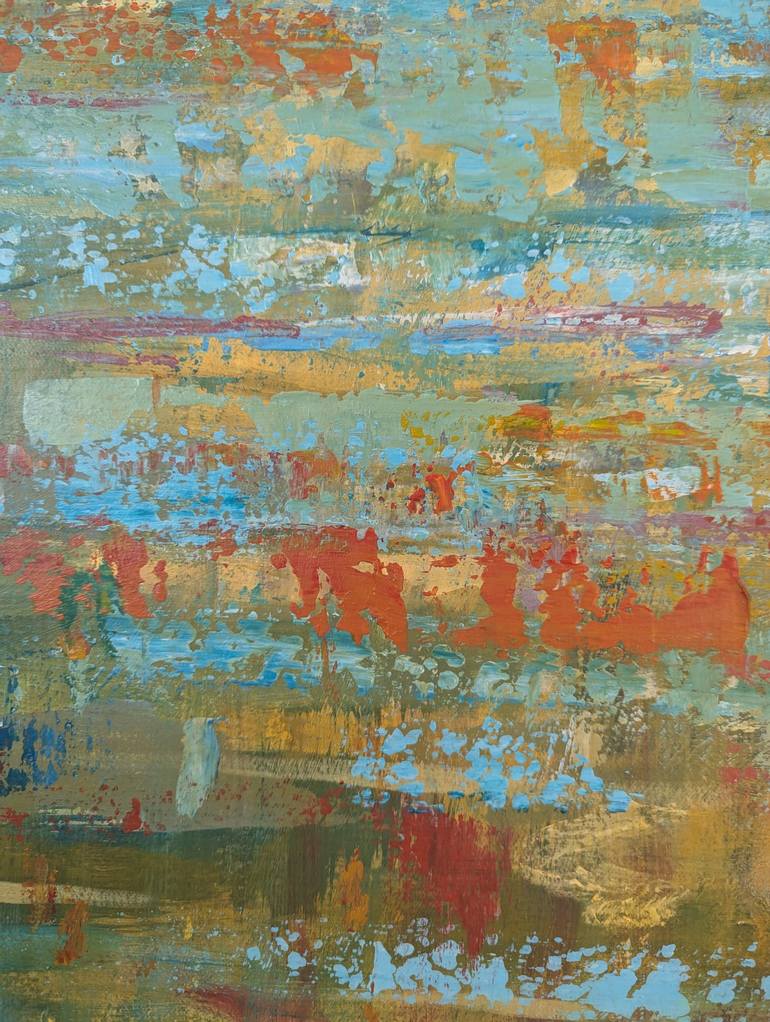 Original Abstract Expressionism Seascape Painting by Martin Packford