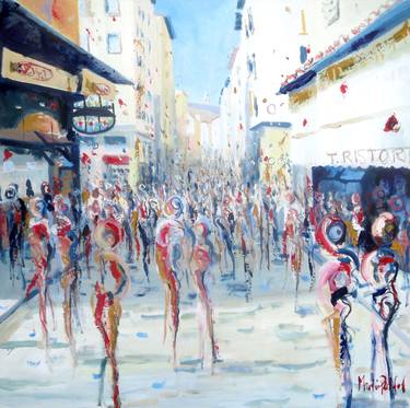 Original Figurative Places Paintings by Martin Packford