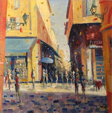 Print of Figurative Places Paintings by Martin Packford