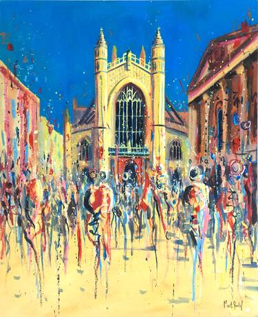 Original Fine Art Cities Paintings by Martin Packford