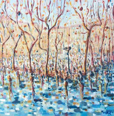 Print of Expressionism Seasons Paintings by Martin Packford