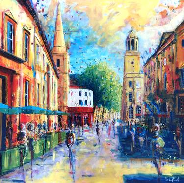 Print of Expressionism Cities Paintings by Martin Packford