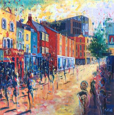 Original Expressionism Cities Paintings by Martin Packford