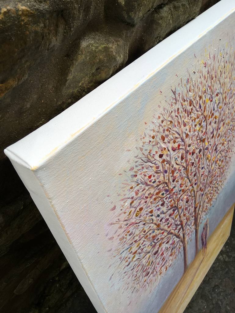 Original Expressionism Tree Painting by Martin Packford
