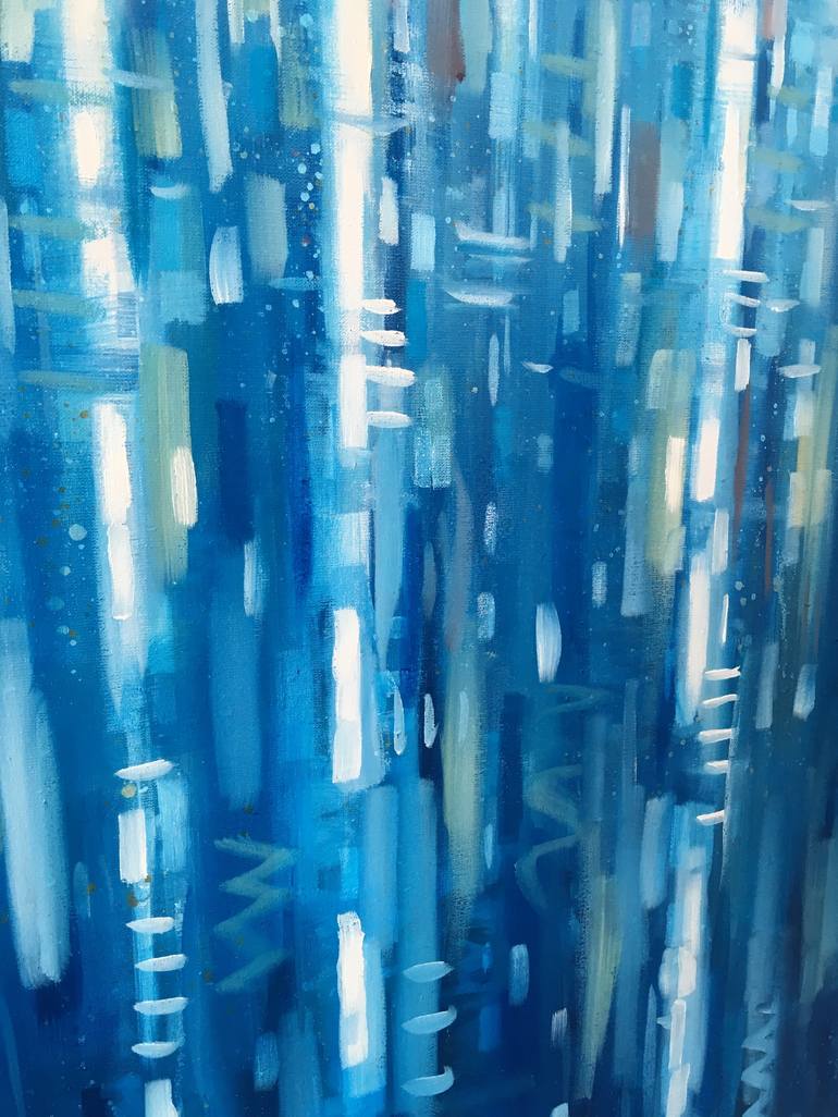 Original Abstract Seascape Painting by Martin Packford