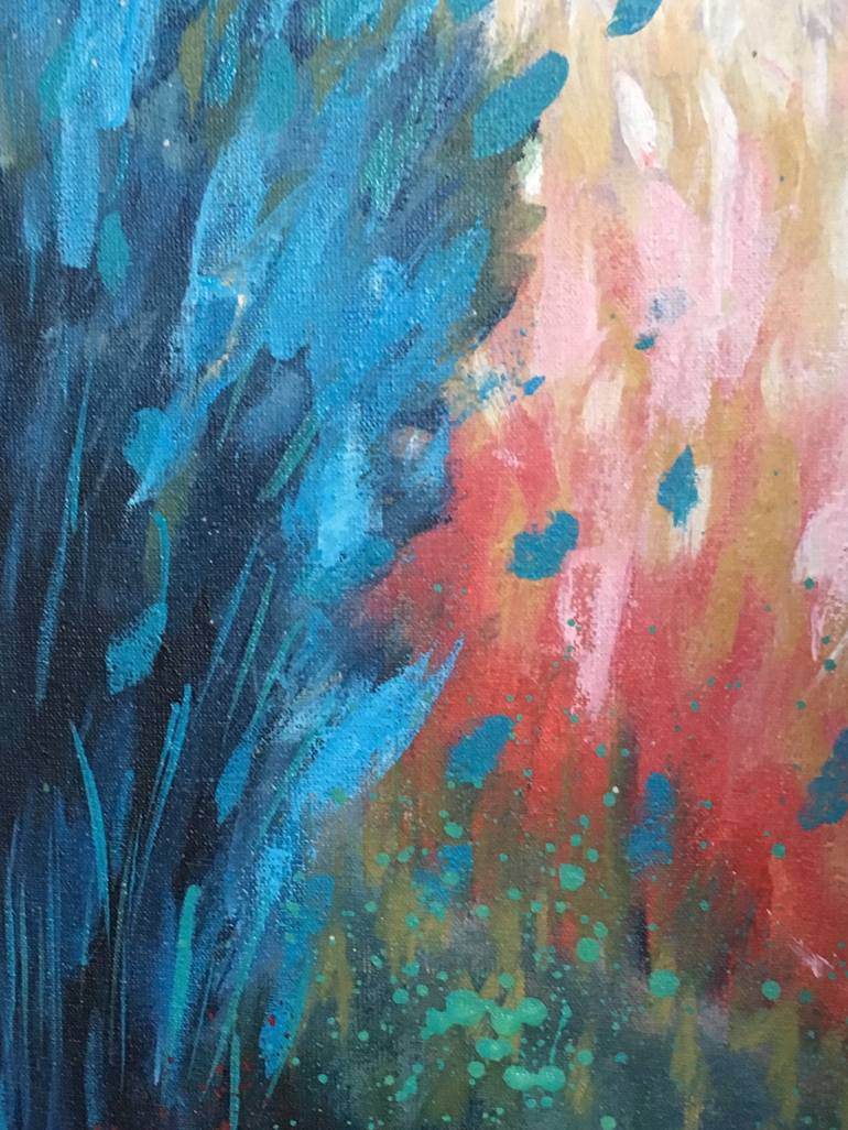 Original Abstract Expressionism Nature Painting by Martin Packford