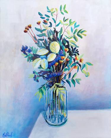 Original Fine Art Still Life Paintings by Martin Packford