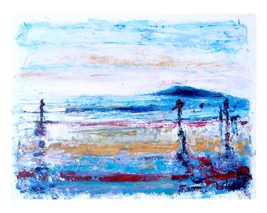 Original Expressionism Beach Paintings by Martin Packford