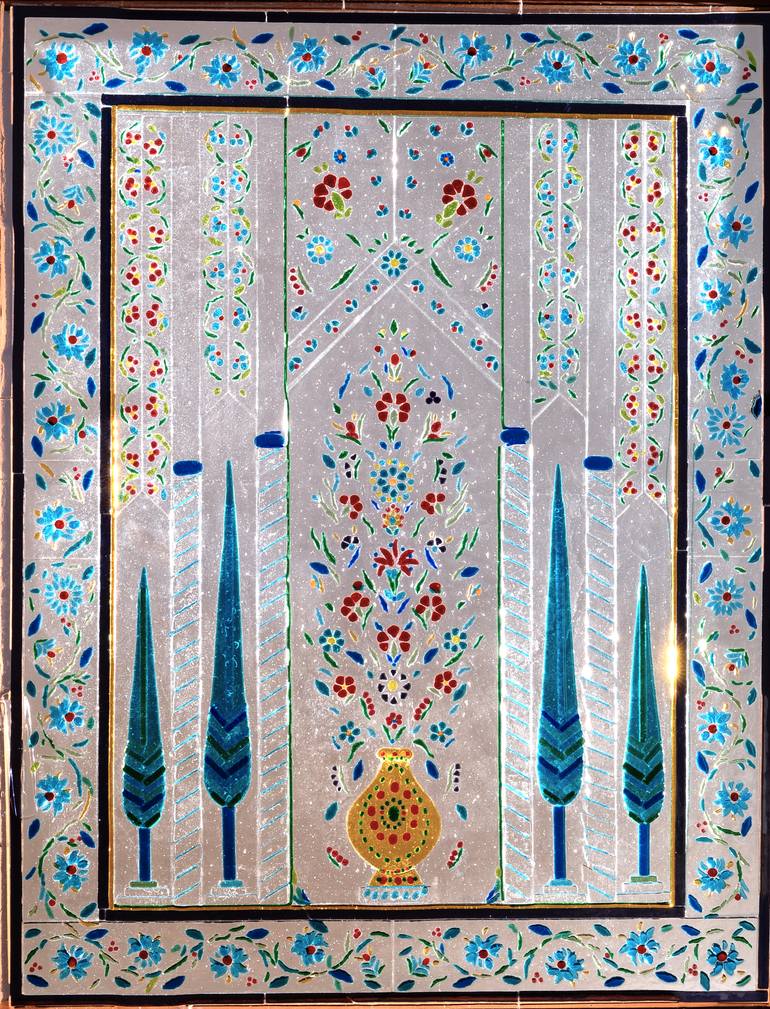 Print of Glass Art Abstract Sculpture by Nour El Huda Awad