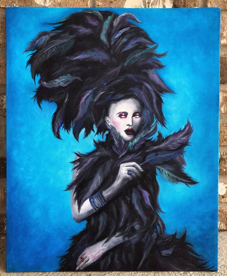 Original Figurative Women Painting by Galya Kerns