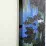 The work from the series “Water Lilies” was painted with a palette knife on 3D canvas