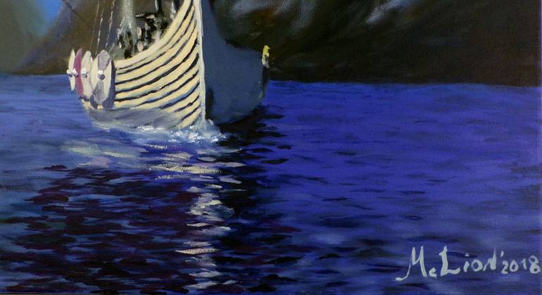 Original Impressionism Seascape Painting by Levchenko Pavel