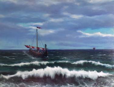 Original Realism Seascape Paintings by Levchenko Pavel